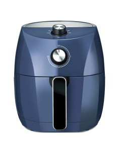 Freidora de Aire Crux 3.7L Digital, Sin Aceite, Azul