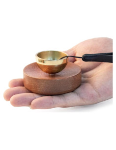 Juego de Cuencos Cantores Tibetanos iwooHome 66mm Latón