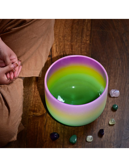 Cuenco de Cuarzo Cristal Mate 20.32cm Nota B CVNC