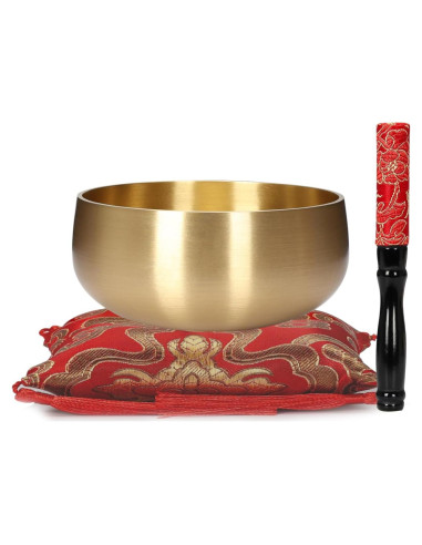 Juego de Cuencos Cantores Tibetanos Lemofuta 10.16 cm para Meditación