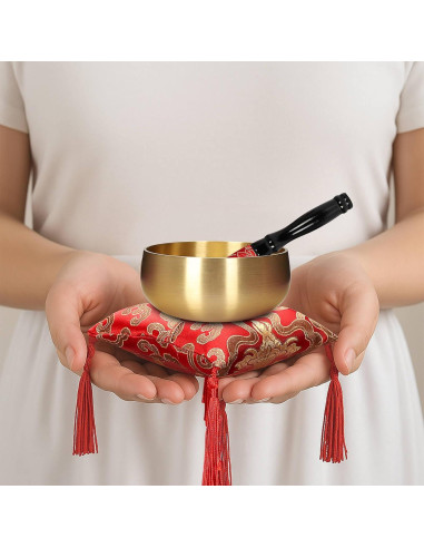 Juego de Cuencos Cantores Tibetanos Lemofuta 10.16 cm para Meditación