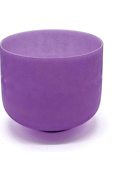 Cuenco Cantante de Cuarzo Morado TAIFENG 20.32 cm Cuenco Cantante de Cuarzo Morado TAIFENG 20.32 cm