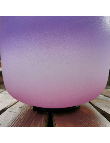 Tazón Cantante de Cuarzo KVKA 20 cm Nota B Chakra Corona