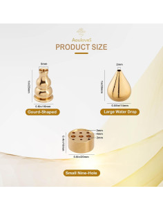 Soporte de Incienso 5 en 1 Aouloves de Latón 13.97 cm 2