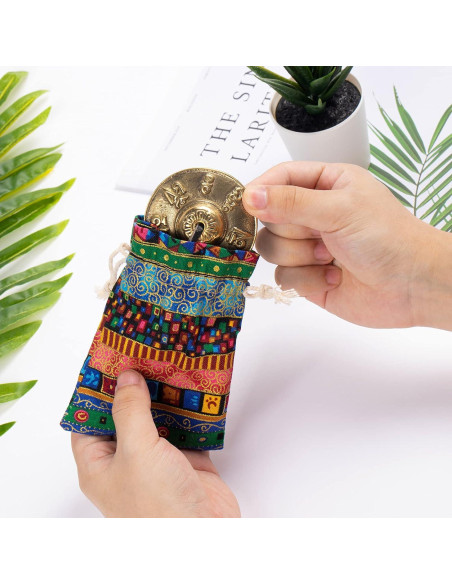 Címbalos Tingsha Boao para Meditación 6.3 cm con Bolsa