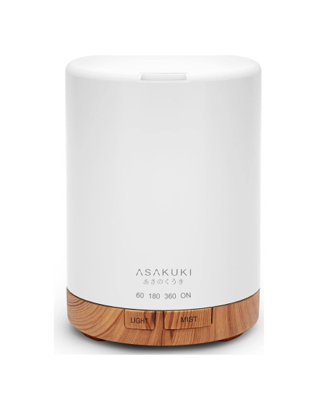 Difusor de Aceite Esencial ASAKUKI 300ml Humidificador 5-en-1 Difusor de Aceite Esencial ASAKUKI 300ml Humidificador 5-en-1