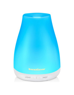 Difusor de Aceite Esencial InnoGear MT-039, 100ml, Blanco