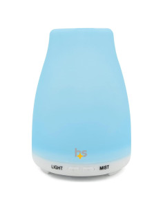 Difusor de Aceite Esencial HealthSmart 150ml Humidificador Blanco