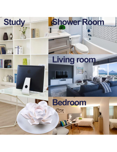 Difusor de Aceite Esencial Pasivo Oumeiben Loto Cerámica 9.14cm