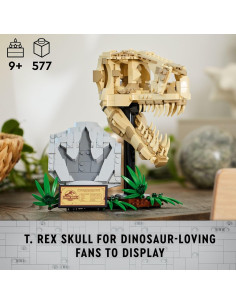 LEGO Mundo Jurásico Cráneo de T. rex 577 Piezas Juguete 2