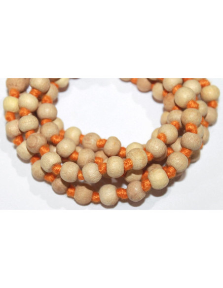 Collar de Oración Tulsi Jaap Mala 108 Cuentas para Meditación