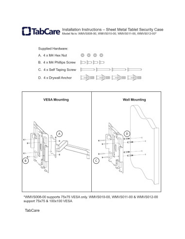 Caja de Seguridad TABcare para Chromebook Lenovo 10e Negra