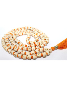 Mala de Japa Tulsi 108+1 Cuentas Hare Krishna 8mm 2