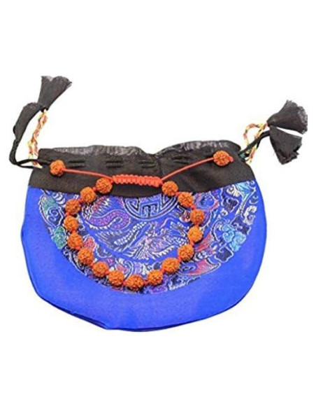 Pulsera Mala de Muñeca Rudraksha Hecha a Mano - Hands Of Tibet Pulsera Mala de Muñeca Rudraksha Hecha a Mano - Hands Of Tibet