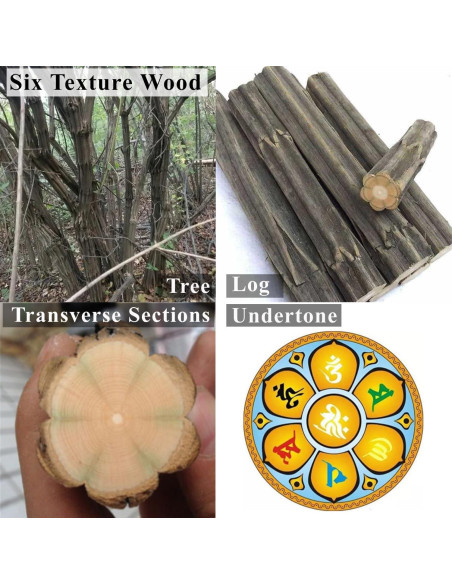 Pulsera Mala de Cuentas de Madera Natural FAZOVIN 108 Cuentas 10 mm Pulsera Mala de Cuentas de Madera Natural FAZOVIN 108 Cuentas 10 mm