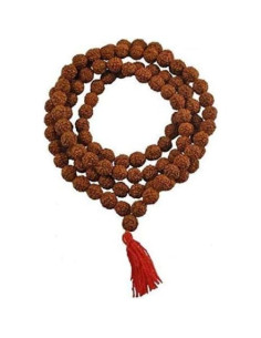 Mala Rudraksh 5 Caras Beads Hub - Semillas del Himalaya 2