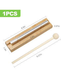 Campana de Meditación Solo 17.78 cm - Atención Plena para Aula 2