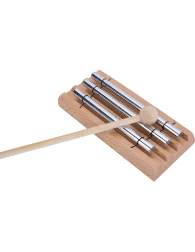 Campana de Meditación MIHEY de Aluminio y Madera 17.3cm