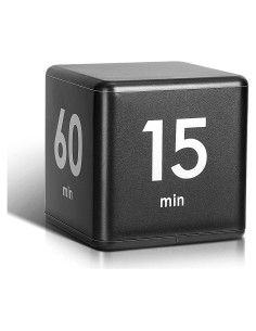 Temporizador Cubo Weewooday 15-20-30-60 Minutos Negro