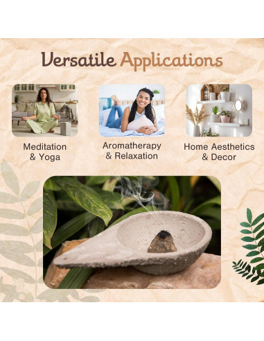 Sahumador Triangular Sagrada Madre - Incienso de Cemento 20x12x7.9cm