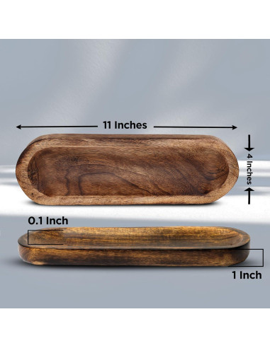 Soporte de Incienso UnitedPrime de Madera 28x10 cm Hecho a Mano