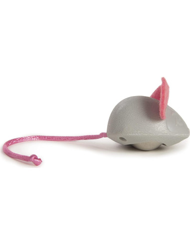 SmartyKat Ratón de Mármol Juguete para Gato - Gris Talla Única