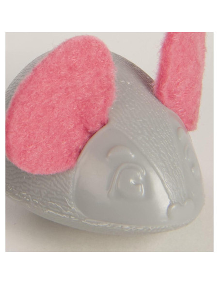 SmartyKat Ratón de Mármol Juguete para Gato - Gris Talla Única