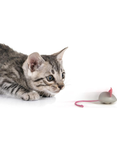 SmartyKat Ratón de Mármol Juguete para Gato - Gris Talla Única