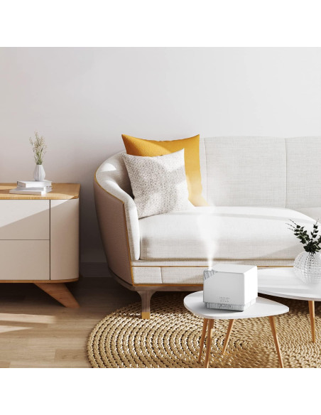 Difusor de Aceite Esencial ASAKUKI 700ml Ultrasonico 5 en 1 Difusor de Aceite Esencial ASAKUKI 700ml Ultrasonico 5 en 1