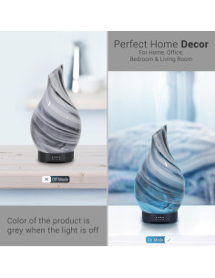 Difusor de Aceite Esencial EQUSUPRO 120ml Ultrasónico con Luz LED 2