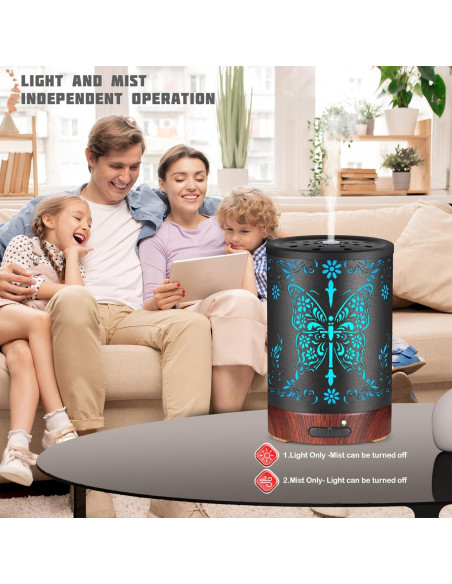 Difusor de Aceites Esenciales KOBODON 200ML con Luces LED Difusor de Aceites Esenciales KOBODON 200ML con Luces LED