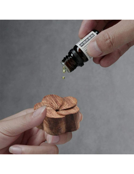 Difusor de Aceite Esencial Risprsulen Woodiness - Aromaterapia en Madera de Haya