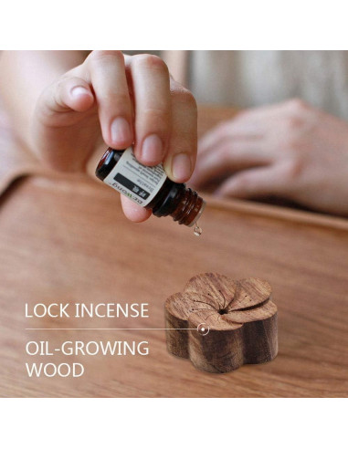 Difusor de Aceite Esencial Risprsulen Woodiness - Aromaterapia en Madera de Haya