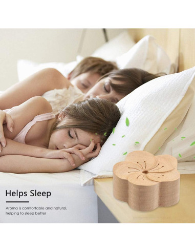 Difusor de Aceite Esencial Risprsulen Woodiness - Aromaterapia en Madera de Haya