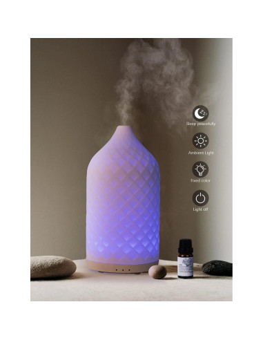 Difusor de Aceite Esencial ZEIGGA LAB Hiro 120ml Blanco