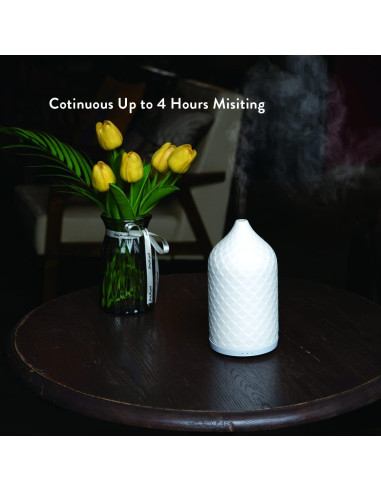 Difusor de Aceite Esencial ZEIGGA LAB Hiro 120ml Blanco