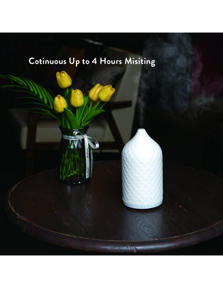 Difusor de Aceite Esencial ZEIGGA LAB Hiro 120ml Blanco