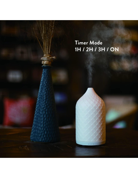 Difusor de Aceite Esencial ZEIGGA LAB Hiro 120ml Blanco