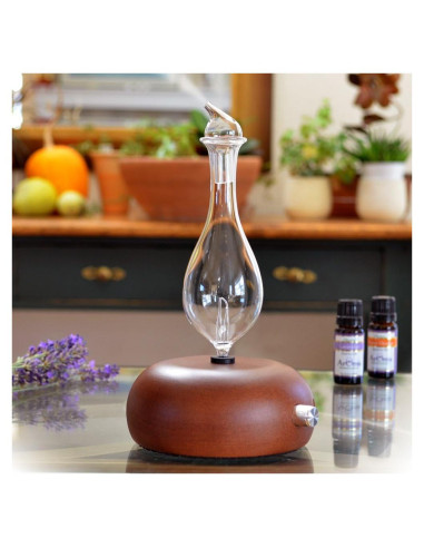 Nebulizador de Aceites Esenciales ArOmis - Vidrio y Madera 100ml