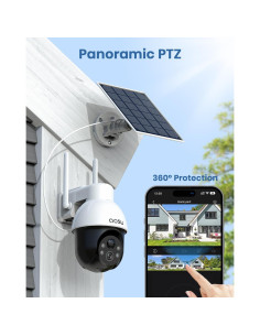 Cámara de Seguridad Solar AOSU 5MP Inalámbrica para Exterior 2
