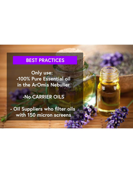 Nebulizador de Aceites Esenciales ArOmis - Vidrio y Madera 100ml