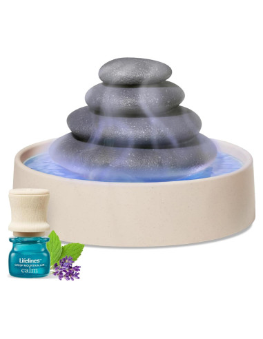 Difusor de Aromaterapia Lifelines Stacking Stones - Niebla Calmante