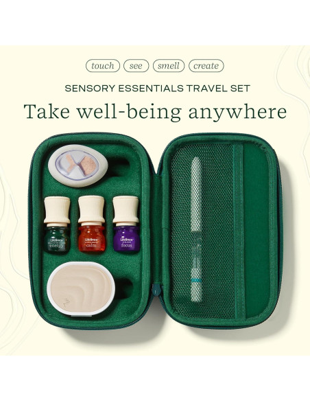 Conjunto de Viaje Esenciales Sensoriales Lifelines - Difusor y Aceites Conjunto de Viaje Esenciales Sensoriales Lifelines - Difusor y Aceites
