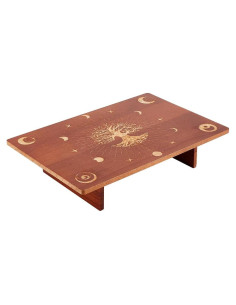 Mesa de Altar de Madera PH PandaHall 30x20cm Fases Lunares
