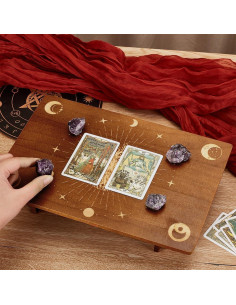 Mesa de Altar de Madera PH PandaHall 30x20cm Fases Lunares 2