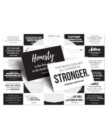 Tarjetas Motivacionales FOCUS AND ZEAL - 30 pcs Inspiradoras Tarjetas Motivacionales FOCUS AND ZEAL - 30 pcs Inspiradoras