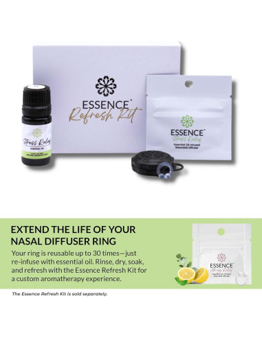 Difusor Nasal de Aromaterapia HONÉ - Alivio del Estrés - Paquete de 3