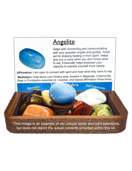 Kit de Altar de Sanación de Chakra Portátil 19 Piezas