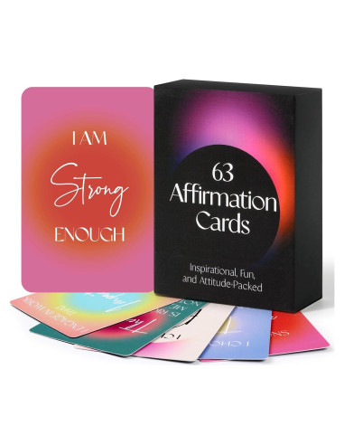 Tarjetas de Afirmación Positiva Familavida - 63 Unidades