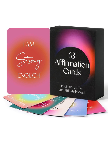 Tarjetas de Afirmación Positiva Familavida - 63 Unidades